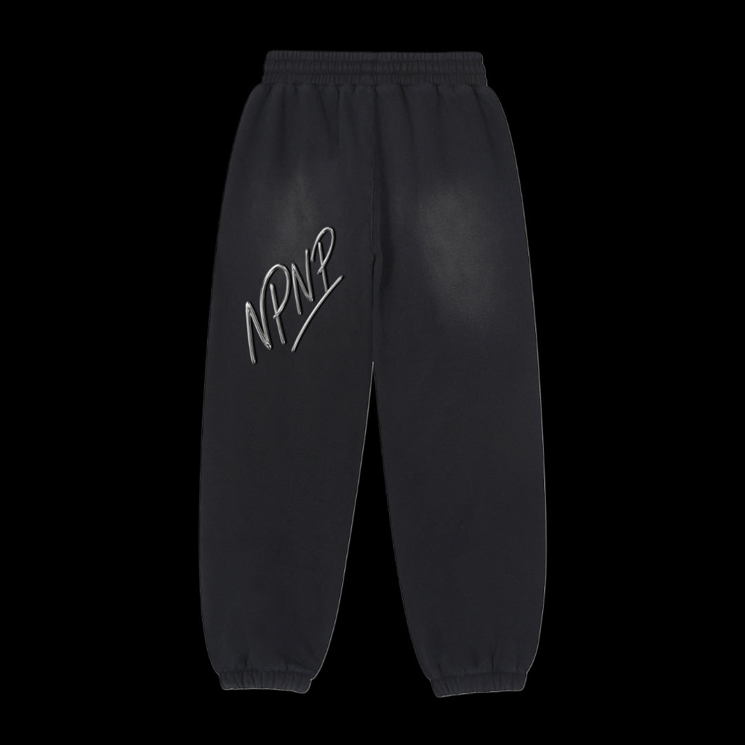 "No Party" Washed Joggers