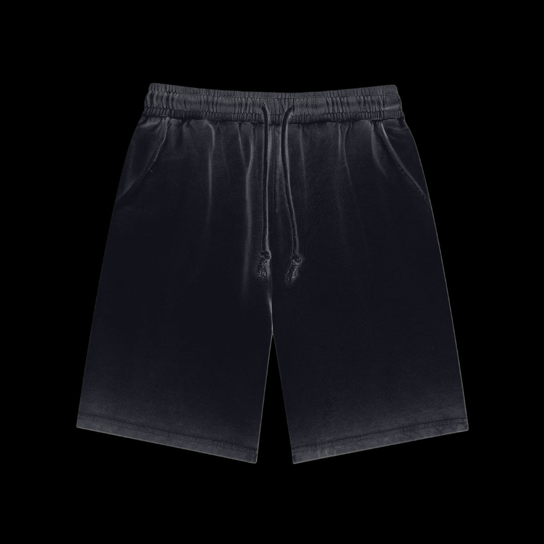 "No Party" Reverse Dyed Shorts