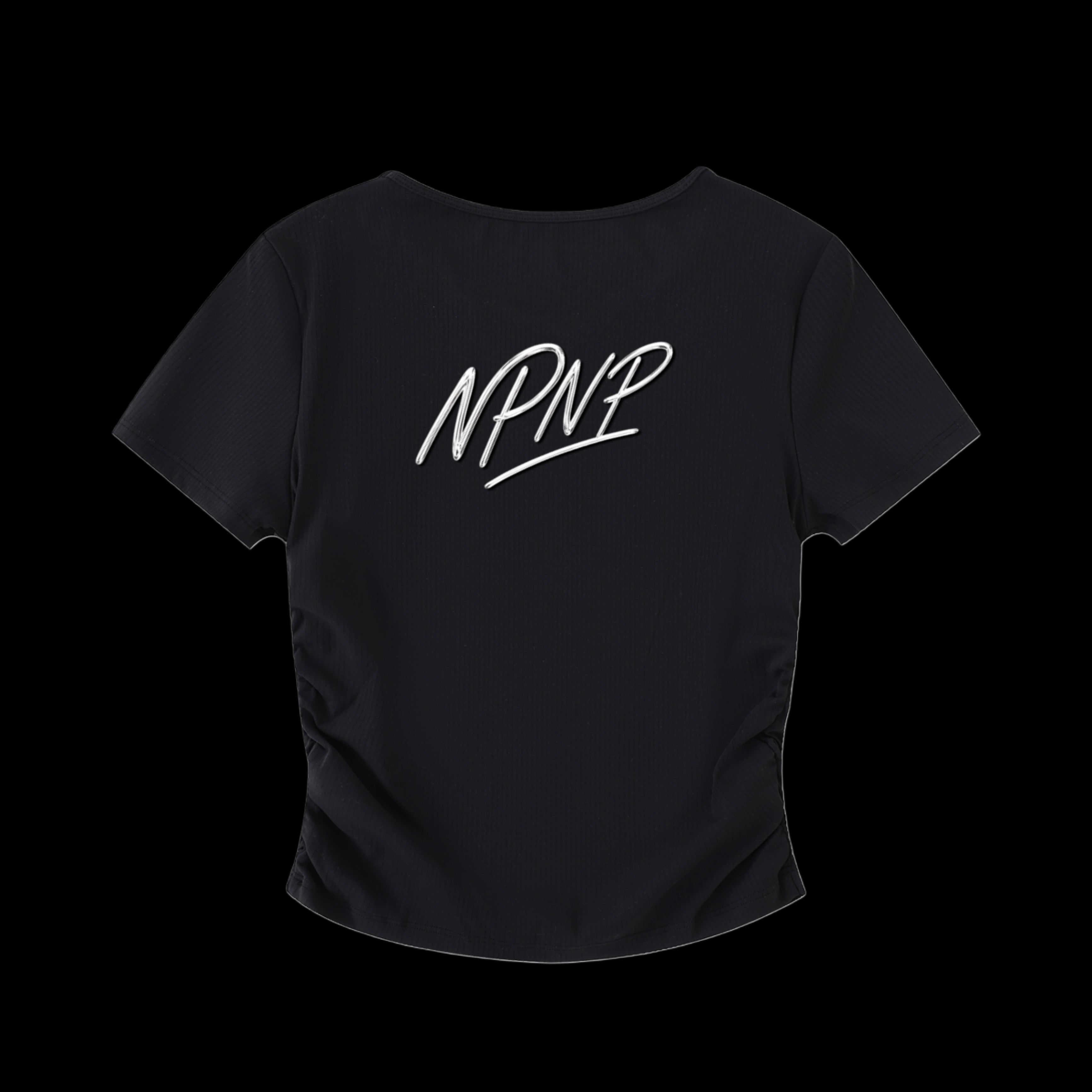 "No Party" Crop Top