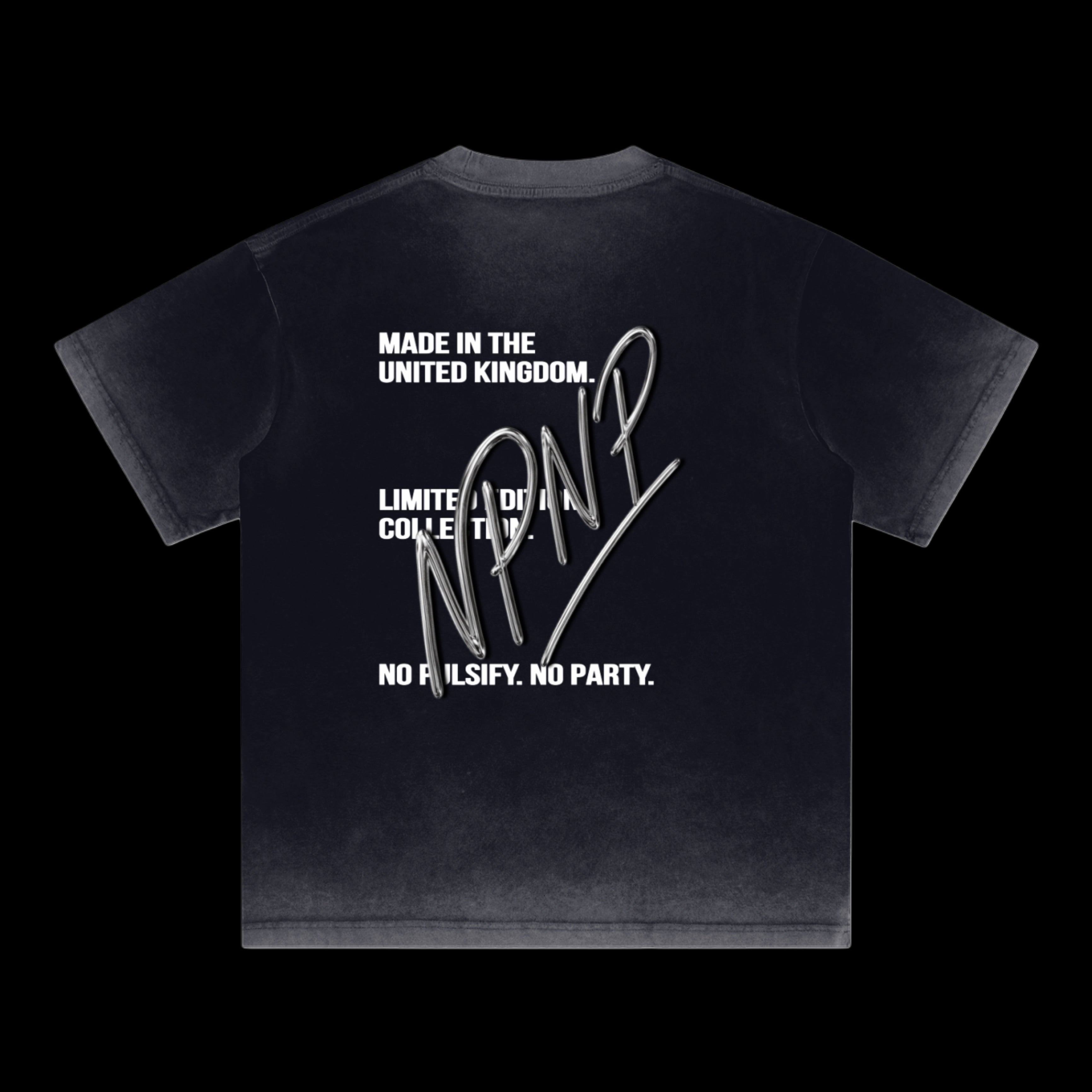 "No Party" Reverse Dyed Set