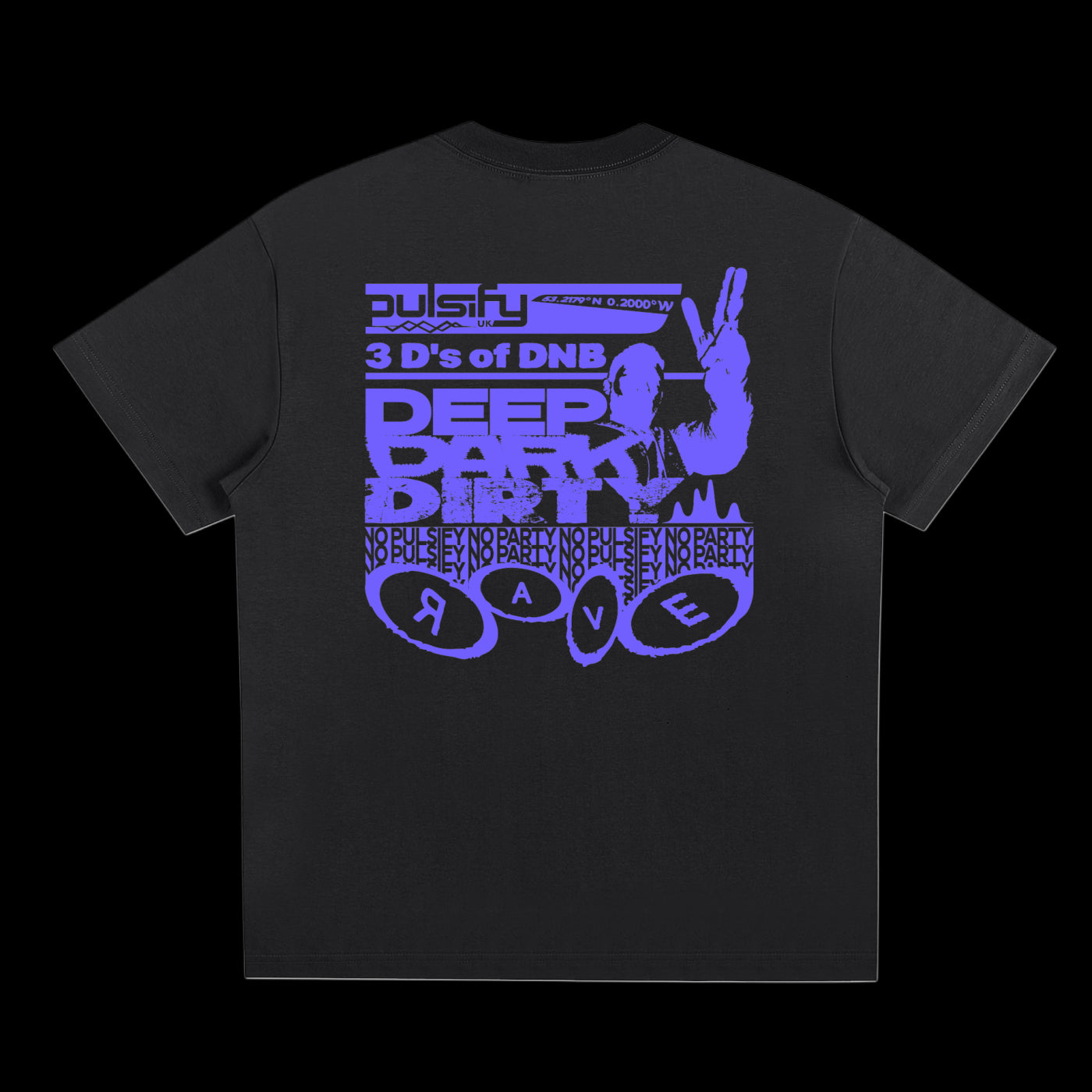 Deep. Dark. Dirty. T-shirt (Black)