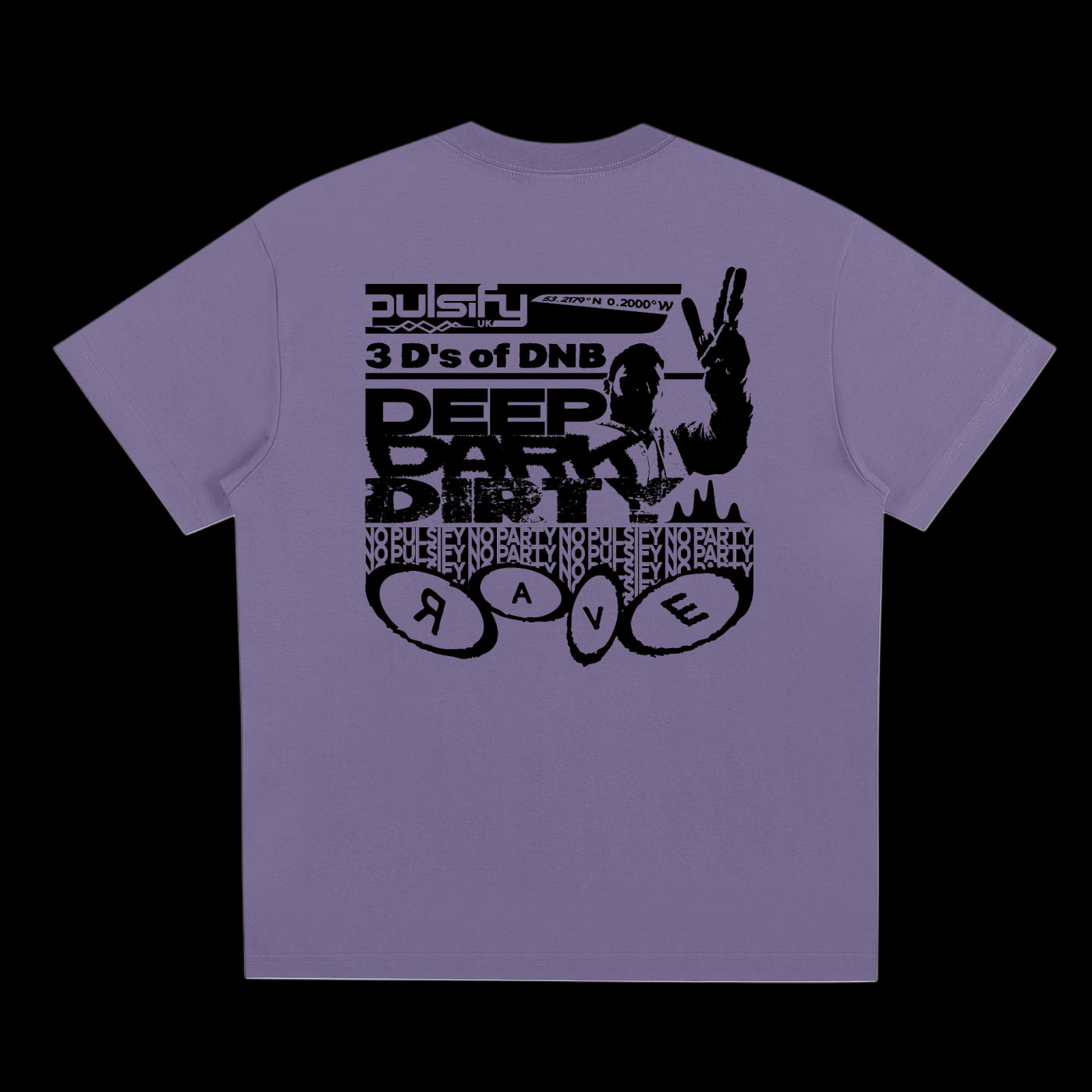 Deep. Dark. Dirty. T-shirt (Purple)