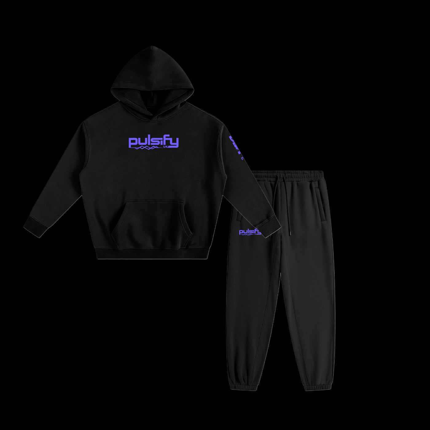 Deep. Dark. Dirty. Tracksuit (Black)