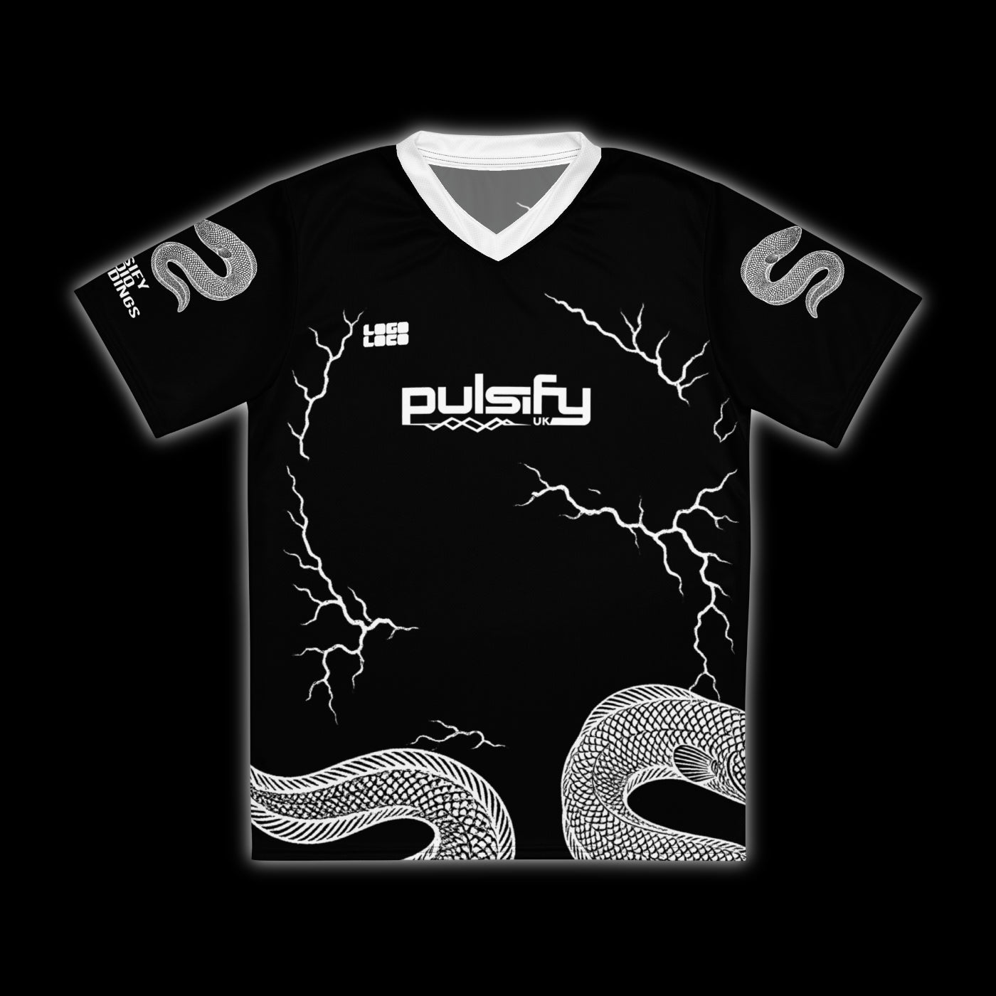 Electric Eel '24 Football Tee (Black)